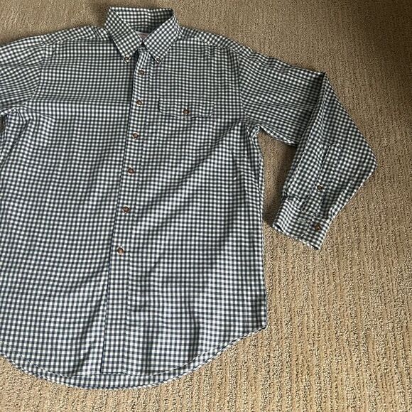 Brooks Brothers Blue and White Checkered Button Down Shirt - Picture 3 of 9